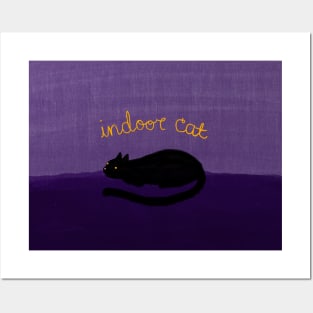 Indoor Cat Posters and Art